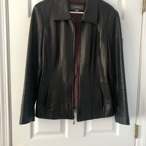 Vintage Black Leather Jacket